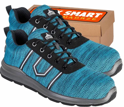 Portwest FC25 Compositelite Argen S3 Trainer Teal Gr. 41 - Arbeitsschuhe mit atmungsaktivem Obermaterial, rutschhemmender Sohle und durchtrittsicherer, metallfreier Zwischensohle. Ideal für Komfort und Sicherheit bei der Arbeit.