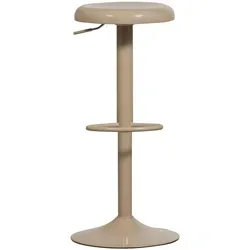 Barhocker Isaac aus Metall, Sand - Zubehör für Möbel – Stilvoller Barhocker mit robuster Bauweise, ideal für elegante Momente an der Bar oder Küchentheke.