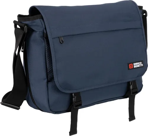 Kurier- & Schultertaschen Blau von Enrico Benetti