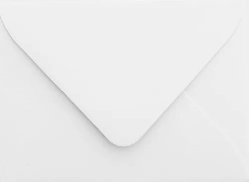 Briefumschläge Mini 25 St. Polar Weiß feuchtklebend 5,7 x 8,1 cm 57 x 81 mm