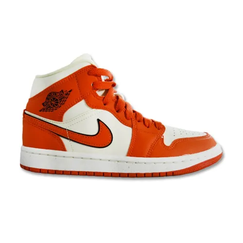 Schuhe Nike Air Jordan 1 Mid Se Sport SpiceDV1302100 in weiß von Nike