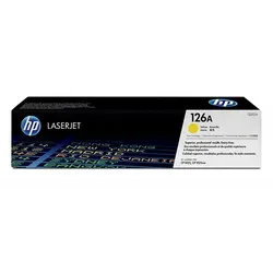 HP Toner CE312A 126A Gelb - Original Toner mit hoher Kapazität für bis zu 1.000 A4-Seiten, perfekt für HP Color LaserJet Pro Drucker