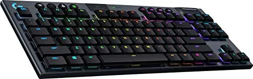 Logitech G915 LIGHTSPEED TKL Gaming-Tastatur - Kabellose mechanische Gaming-Tastatur mit taktilem GL-Switch, kompaktem Design ohne Ziffernblock und individueller RGB-Beleuchtung für ein optimales Spielerlebnis.