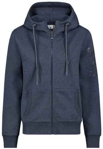 SUBLEVEL Trainingsjacke Weiche Kapuzen Sweatjacke mit Reißverschluss und Print Sweat