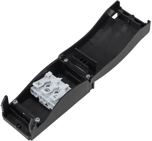 Lüsterklemme mit Gehäuse, 3-polig 0,75-2,5mm², max. 16A, mit Hebel