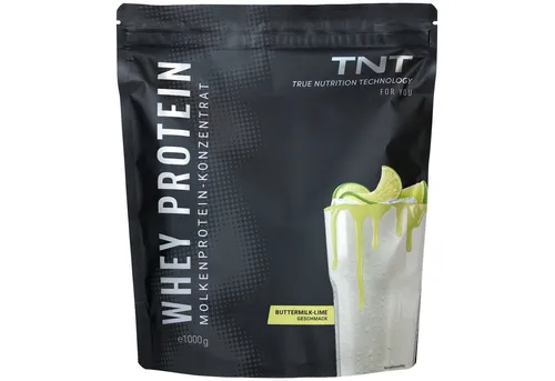 TNT Naked Whey Protein Konzentrat mit Laktase - Sportnahrung für optimale Laktoseverdauung: Reines Whey Protein Konzentrat mit Laktase, ideal für Laktoseintolerante. Perfekt als Post-Workout-Shake mit sehr guter Löslichkeit.