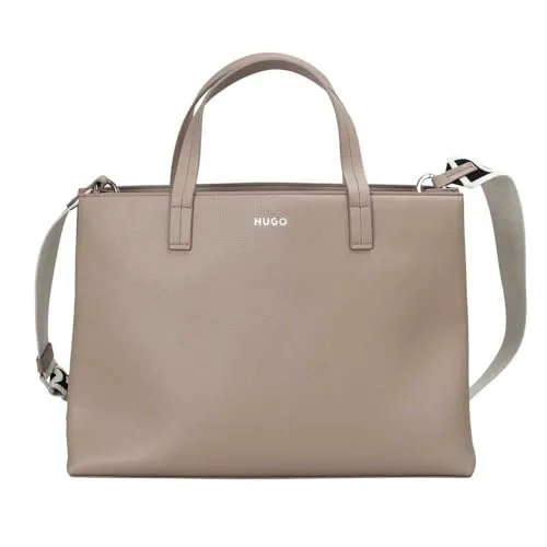 HUGO Bel Tote W.L. Damen-Shopper - Hochwertiger Damen-Shopper aus 50% recyceltem Polyester, mit doppeltem Griff für bequemen Tragekomfort und stilvolles Design.