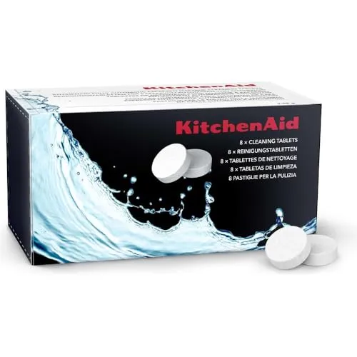 KitchenAid KESCT8 Original Reinigungstabletten für Kaffeevollautomaten, Effektive Reinigung der Brüheinheit, Verlängert Lebensdauer und sorgt für besten Geschmack, 8 Stück