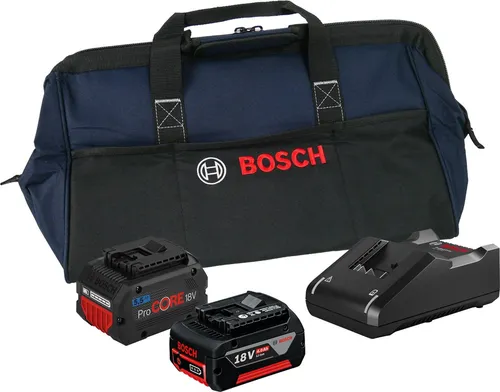 Bosch Starter-Set 18V mit 4,0 Ah und 5,5 Ah ProCORE Akkus