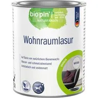 Biopin Wohnraumlasur Weiß 750 ml