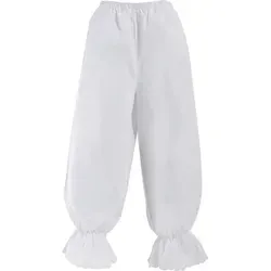 Hexenhose 3/4 Länge Pluderhose in Weiß – Größe 44