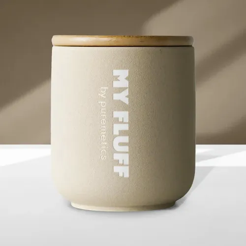 MY FLUFF Keramikdose puremetics – Bambusdeckel, luftdicht & rutschfest