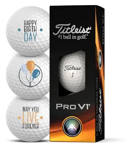 Titleist Golfball Pro V1 Happy Birthday (1-St) von Titleist