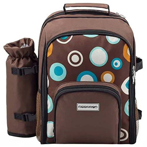 anndora Picknickrucksack mit Kühlfach für 2 Personen von anndora