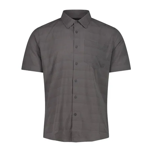 CMP Herren Hemd 4XL - Grau - Wanderhemd aus schnell trocknendem Funktionsmaterial, bietet Stretch und geruchsneutralisierende Eigenschaften für höchsten Tragekomfort.