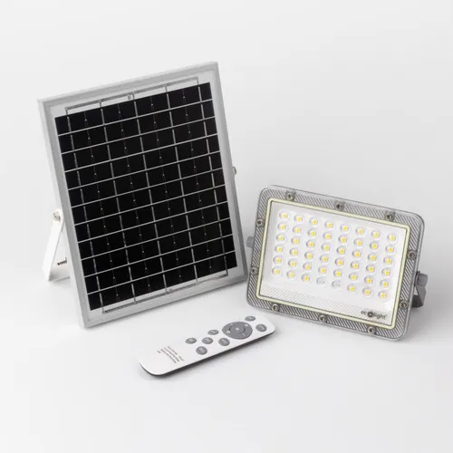 Solar-Flutlicht LED 50W 4000K neutral IP65 ECO LIGHT Beleuchtung