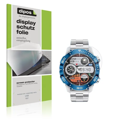 6x Schutzfolie matt für LIGE TX7 Displayschutzfolie Folie Display Schutz dipos