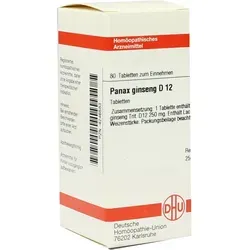 Panax Ginseng D 12 Tabletten 80 St