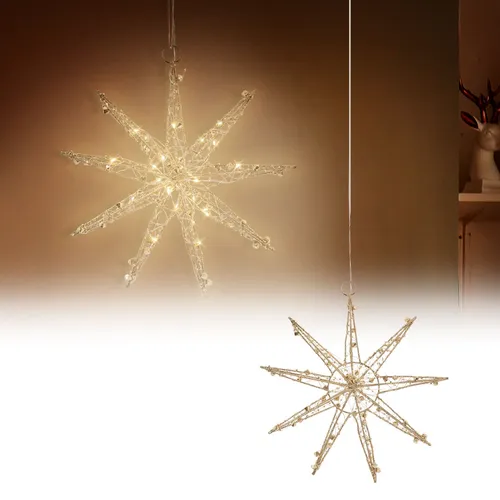Weihnachtsbaumschmuck Weiß von ECD Germany