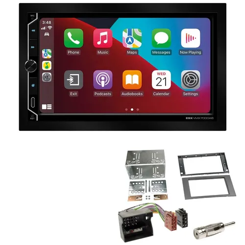 Wifi Apple CarPlay Android Autoradio für Ford S-Max 2006-2007 silber/anthrazit