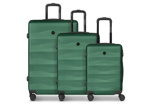 SMARTBOX Hartschalen Koffer-Set 3-teilig - Robuste Reise-Trolleys aus hochwertigem ABS-Material, viel Stauraum und stilvolles Design für Damen und Herren