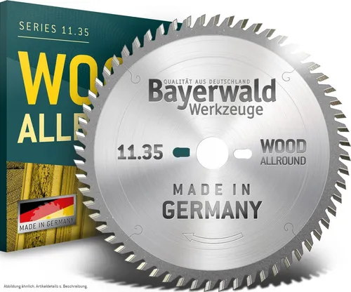 Bayerwald HM Kreissägeblatt - 125 x 2.6/1.6 x 12.7 Z10 WZ - Kreissägeblatt für saubere Schnitte in Holz und Kunststoffen. Ideal für Hand-, Tisch- und Kappkreissägen, bietet es durch verschiedene Verzahnungen optimale Ergebnisse für jedes Projekt.