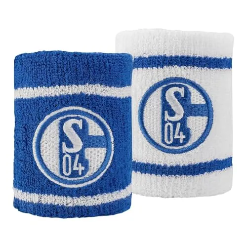 FC Schalke 04 Schweissband 2er-Set 9,5 x 3 cm