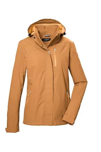 Killtec Outdoorjacke KOS 28 WMN JCKT - Funktionsjacke für Damen, wasserdicht und atmungsaktiv, hergestellt aus PFAS-freiem und recyceltem Material für umweltbewusste Outdoor-Aktivitäten.