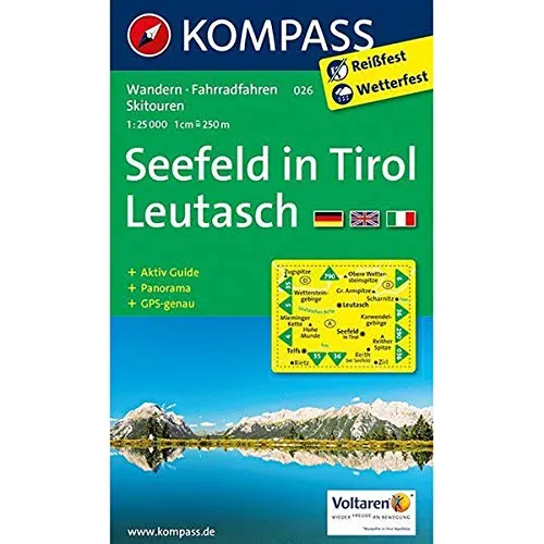 Produktbild Seefeld in Tirol, Leutasch: Wandern / Rad / Langlauf. Mit Panorama. GPS-genau. 1:25.000