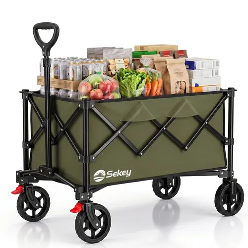 Sekey Bollerwagen Faltbar in grün von Sekey