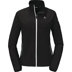 Schöffel Damen Jacke Softshell Rinnen L 36 - Funktionsjacke mit 4D BODY MAPPING Technologie, winddicht, atmungsaktiv und wasserabweisend – ideal für aktive Outdoor-Enthusiasten.