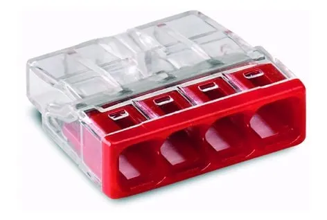 Wago Compact Steckklemme Anzahl Leiter: 4, 0,5 - 2,5 mm², 10 Stück