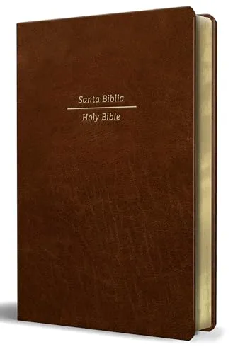 Produktbild Biblia Bilingüe Reina Valera 1960/ESV Tamaño grande piel marrón / Bilingual Bibl e RVR60/English Standard Large Size Large Print Leather: Reina Valera ... Standard Version, Marrón, Tapa Dura