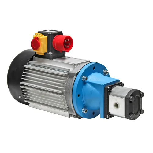 Hydraulikpumpe System Pumpe mit Motor 400 Volt 5,5 kW - Hydraulikkreiselpumpen, leistungsstark mit 250 Bar Druck und robuster Metallausführung für hohe Effizienz in industriellen Anwendungen.