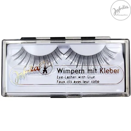 Jofrika Cosmetics 718103 Echthaar Deluxe, Wimpern in Echthaaroptik Natur-Look