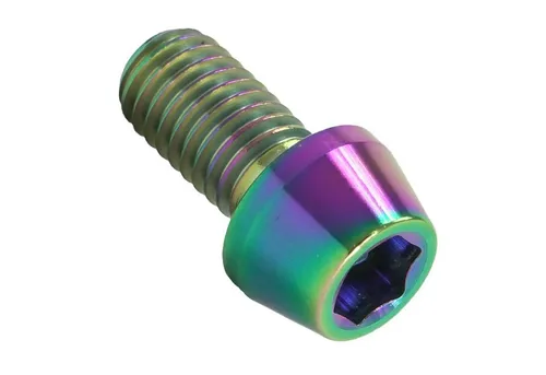Fantic26 Schrauben-Set Titan M8 Innensechskant Schraube DIN912 konisch