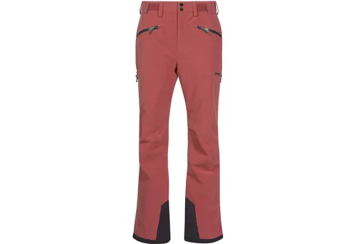 Bergans Damen Oppdal Ins Hose Größe XS - Rote Skitourenhose - Technische Skitourenhose in Größe XS für Damen, mit wärmender Isolation für optimalen Komfort bei kaltem Wetter.