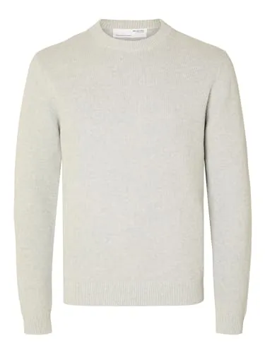 SELECTED HOMME Male Pullover Crew Neck