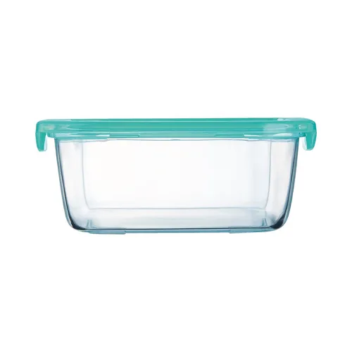 LUMINARC Glasbehälter mit Deckel Frischhaltedose Lagoon 0,76 L quadratisch