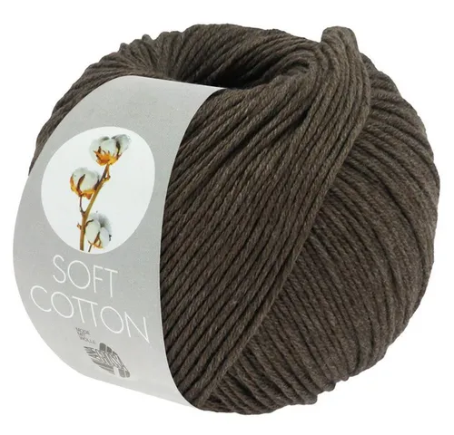 LANA GROSSA Soft Cotton Häkelwolle, 140 m