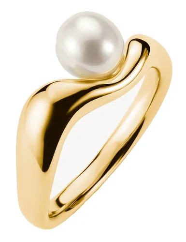 THOMAS SABO Natural Beauty Ring mit Perle in gold von THOMAS SABO