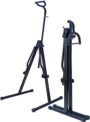 Steinbach Celloständer aus Metall, klappbar und stabil - Ständer & Bügel für Streich & Zupfinstrumente, passend für alle Cellogrößen von 1/16 bis 4/4, klappbar für einfachen Transport und höhenverstellbar für optimale Anpassung.