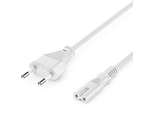 deleyCON deleyCON 6m Netzkabel Stromkabel Eurostecker - C7 Buchse Stromkabel