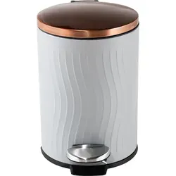 Kosmetikeimer Jannik 3 Liter Grau Kupfer - Grau/Kupfer