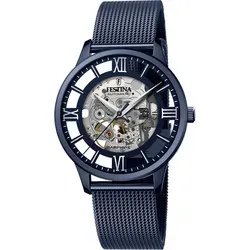 Festina Herrenuhr F20574-1 blau - Silber