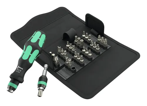 Wera Bit-Satz Kraftform Kompakt 71 Security - 05057114001 - Schrauberbits mit Sicherheitsprofil, ideal für professionelle Anwender und perfekt für präzises Arbeiten.