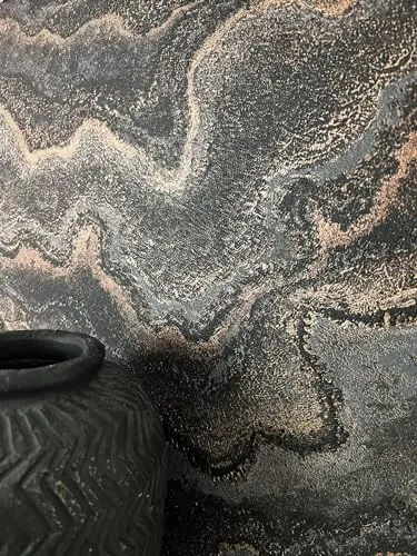 NEWROOM Tapete Schwarz in schwarz von Newroom