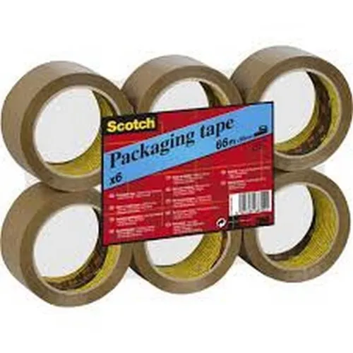 Taśma pakowa 50x66mm 3M brązowa SCOTCH 022 3M 8021684683022