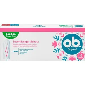 Produktbild o.b. Tampons Original Super Plus für sehr starke Periode, 16 St.