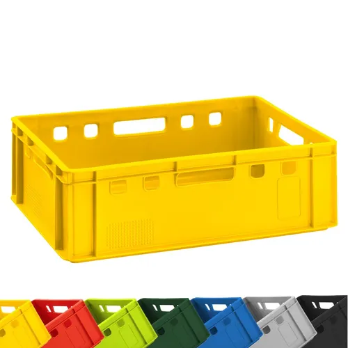 BURI Fleischerkiste Fleischkiste Eurofleischerkiste E2 Stapelkiste Metzgerkiste